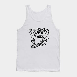 dinosaur: Surfing ( back ) Tank Top